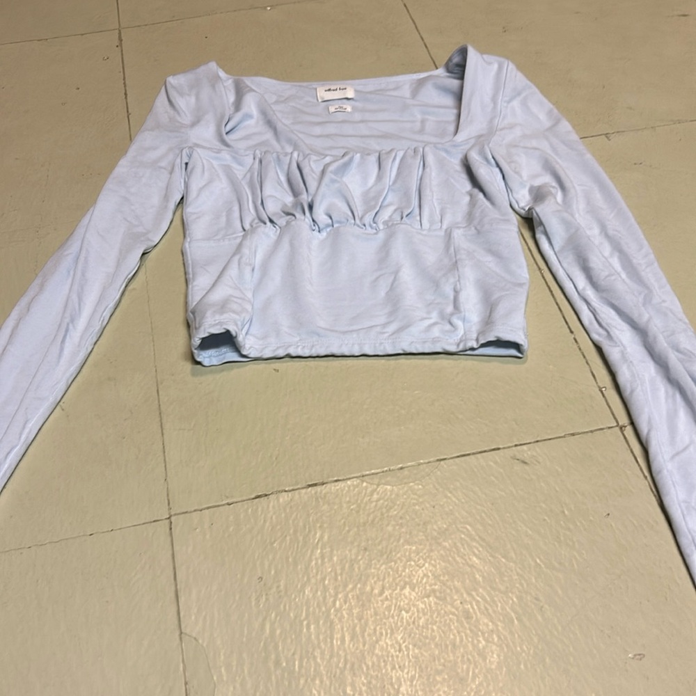 Aritzia blue top